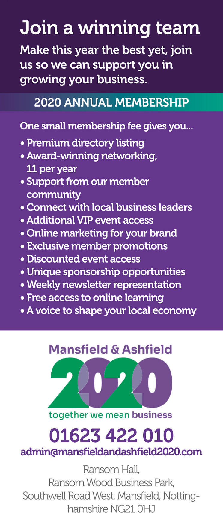 Mansfield & Ashfield 2020